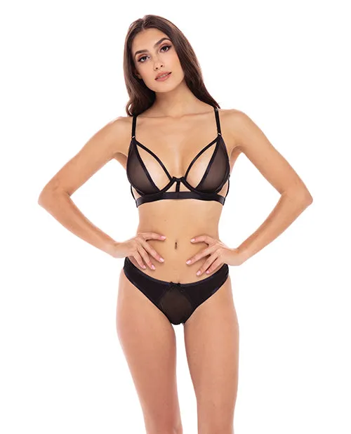 Rene Rofe Female Sex Toys Rene Rofe New in Town Bra Panty Black SM Rene Rofe Female Sex Toys Rene Rofe New in Town Bra Panty Black SM