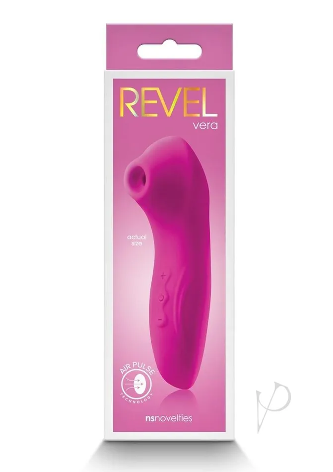Revel Female Sex Toys Revel Vera Rechargeable Silicone Clitoral Stimulator Pink Revel Female Sex Toys Revel Vera Rechargeable Silicone Clitoral Stimulator Pink