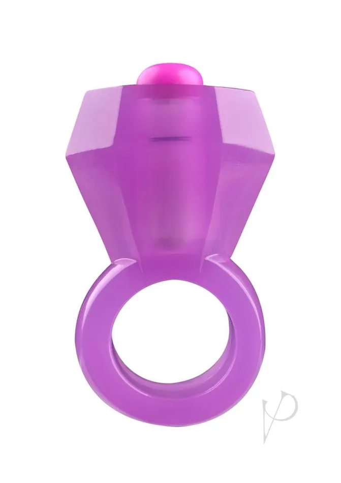 Rock Candy Toys Couples Bling Pop Vibrating Cock Ring Purple