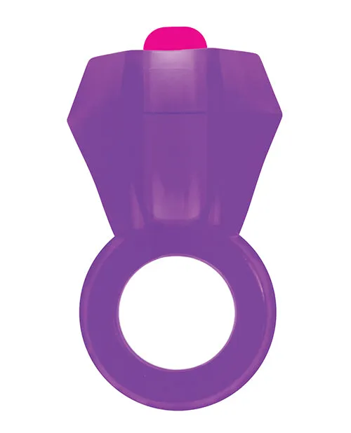 Rock Candy Toys Couples Bling Pop Vibrating Cock Ring Purple