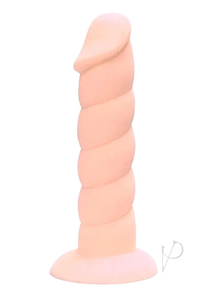 Rock Candy Toys Dildos Suga Daddy Silicone Dildo 8in Vanilla