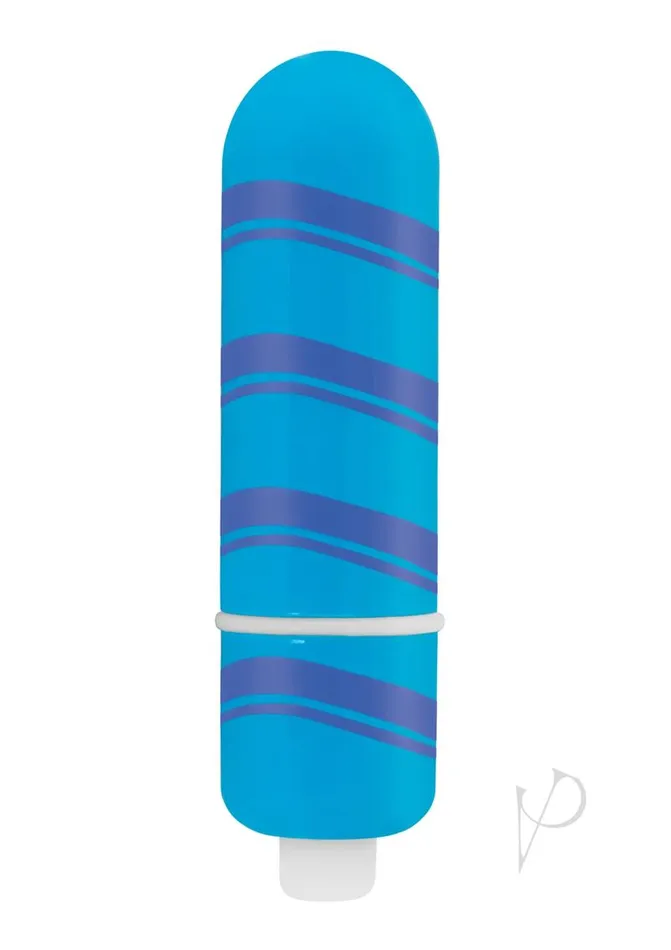 Rock Candy Toys Vibrators Fun Size Candy Stick Bullet Blue