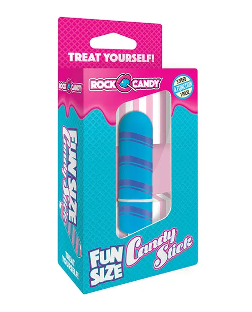 Rock Candy Toys Vibrators Fun Size Candy Stick Bullet Blue