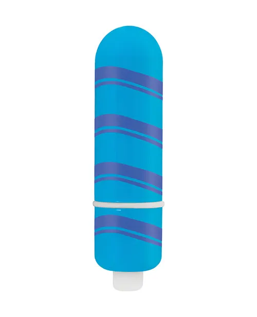 Rock Candy Toys Vibrators Fun Size Candy Stick Bullet Blue