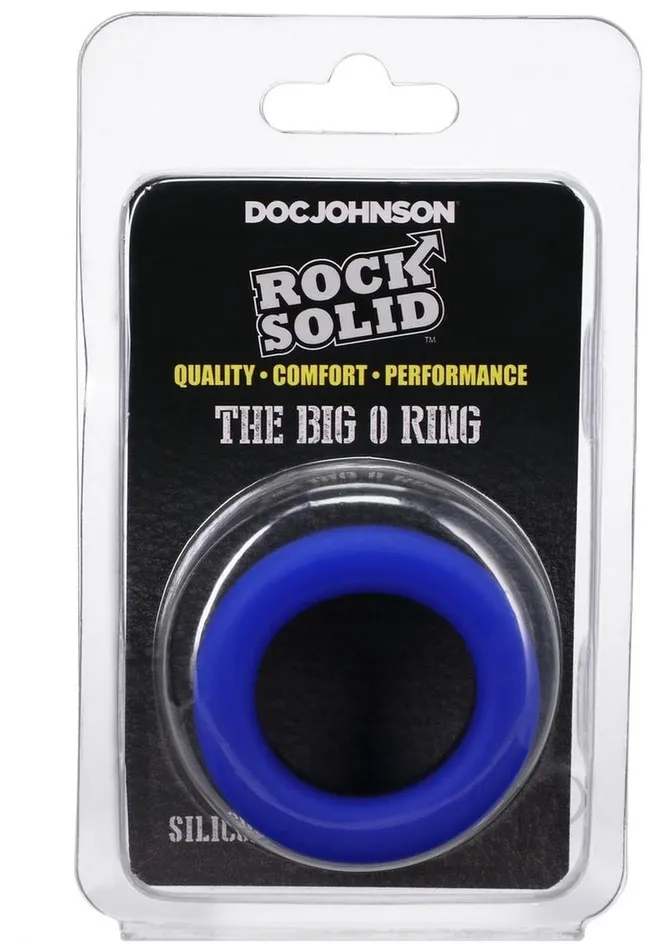 Rock Solid The Big O Silicone Cock Ring BlueBlack Rock Solid Male Sex Toys Rock Solid The Big O Silicone Cock Ring BlueBlack Rock Solid Male Sex Toys