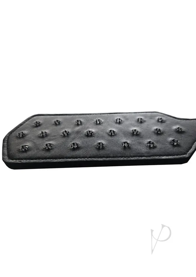 Rouge Rouge Leather Pin Prick Paddle Black Restraints