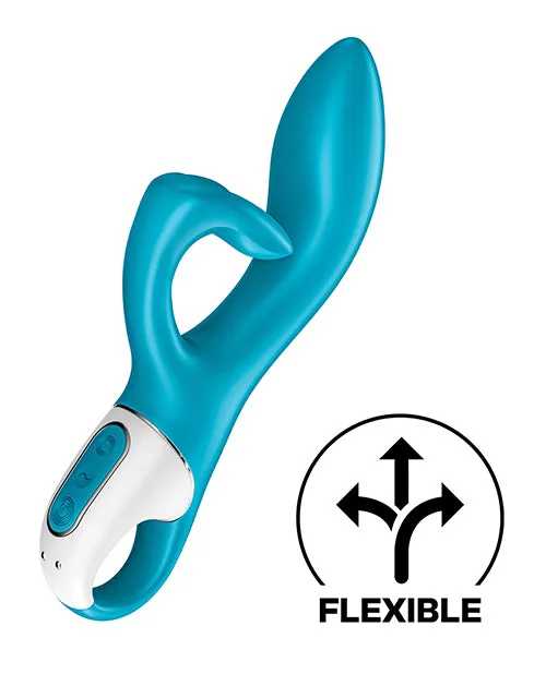 Satisfyer Female Sex Toys Satisfyer Embrace Me Silicone Rechargeable Rabbit Vibrator with Clitoral Stimulation Turquoise Satisfyer Female Sex Toys Satisfyer Embrace Me Silicone Rechargeable Rabbit Vibrator with Clitoral Stimulation Turquoise