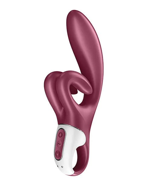 Satisfyer Touch Me Rechargeable Silicone Rabbit Vibrator Red Satisfyer Vibrators Satisfyer Touch Me Rechargeable Silicone Rabbit Vibrator Red Satisfyer Vibrators