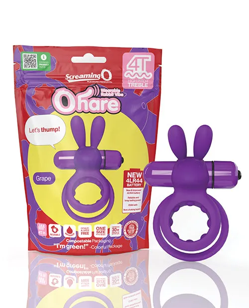 Screaming O 4T Ohare Vibrating Cock Ring Grape Screaming O Couples Screaming O 4T Ohare Vibrating Cock Ring Grape Screaming O Couples