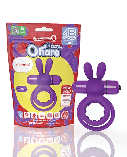 Screaming O Couples Screaming O 4B Ohare Vibrating Cock Ring Grape Screaming O Couples Screaming O 4B Ohare Vibrating Cock Ring Grape