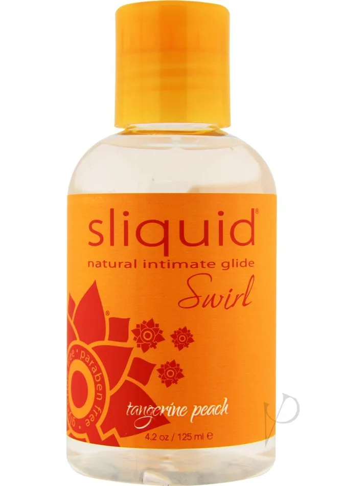Sexual Health Wellbeing Sliquid Sliquid Natural Intimate Glide Swirl Water Based Flavored Lubricant Tangerine Peach 42oz Sexual Health Wellbeing Sliquid Sliquid Natural Intimate Glide Swirl Water Based Flavored Lubricant Tangerine Peach 42oz