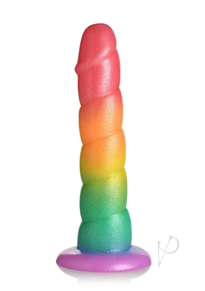 Simply Sweet Dildos Simply Sweet Swirl Silicone Rainbow Dildo