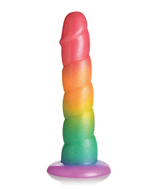 Simply Sweet Dildos Simply Sweet Swirl Silicone Rainbow Dildo