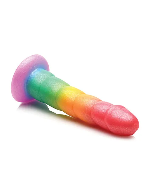 Simply Sweet Dildos Simply Sweet Swirl Silicone Rainbow Dildo