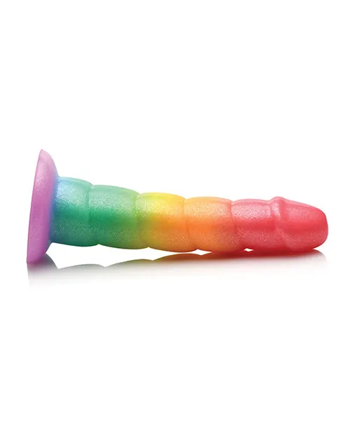 Simply Sweet Dildos Simply Sweet Swirl Silicone Rainbow Dildo
