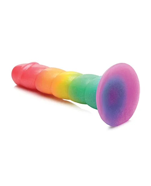 Simply Sweet Dildos Simply Sweet Swirl Silicone Rainbow Dildo