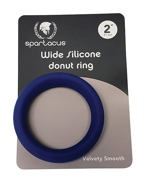 Spartacus Anal Spartacus 2 Wide Silicone Donut Ring Blue