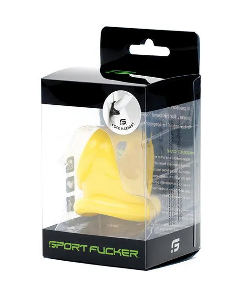Sport Fucker Cock Harness Yellow Sport Fucker Male Sex Toys