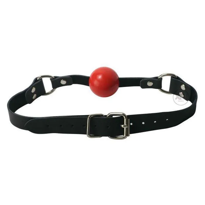 Strict Leather Male Sex Toys Silicone Ball Gags with Leather Straps