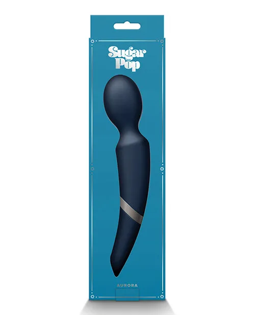 Sugar Pop Aurora Rechargeable Silicone Wand Blue Sugar Pop Vibrators Sugar Pop Aurora Rechargeable Silicone Wand Blue Sugar Pop Vibrators
