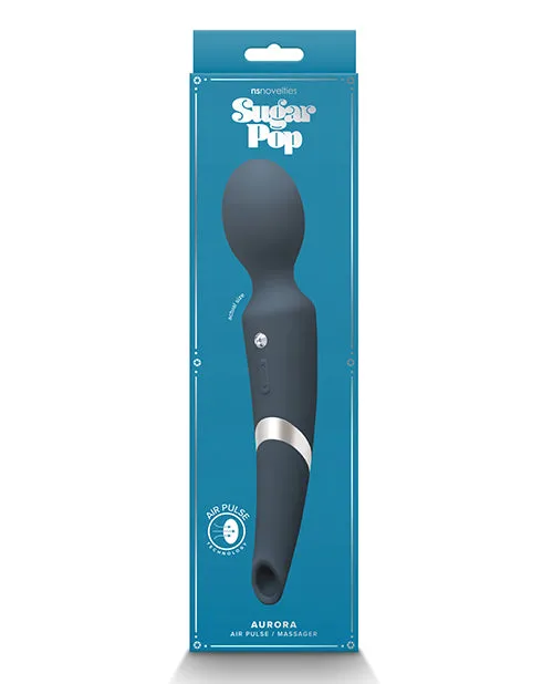 Sugar Pop Aurora Rechargeable Silicone Wand Blue Sugar Pop Vibrators Sugar Pop Aurora Rechargeable Silicone Wand Blue Sugar Pop Vibrators