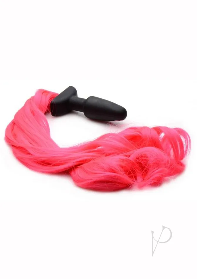 Tailz Anal Tailz Pony Tail Anal Plug Hot Pink