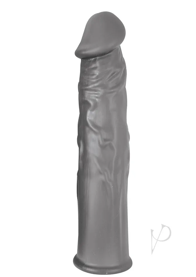 The Greatest Extender Silicone Penis Sleeve 75in Gray The Great Extender Male Sex Toys