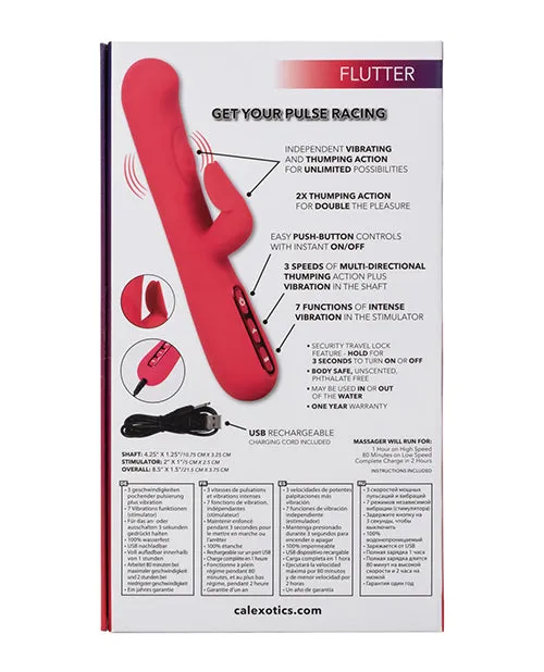Throb Vibrators Throb Flutter Silicone Rechargeable Vibrator Pink Throb Vibrators Throb Flutter Silicone Rechargeable Vibrator Pink