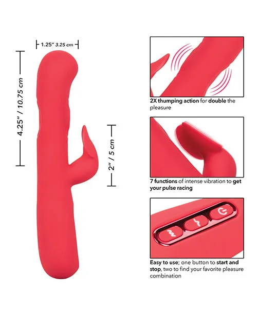 Throb Vibrators Throb Flutter Silicone Rechargeable Vibrator Pink Throb Vibrators Throb Flutter Silicone Rechargeable Vibrator Pink