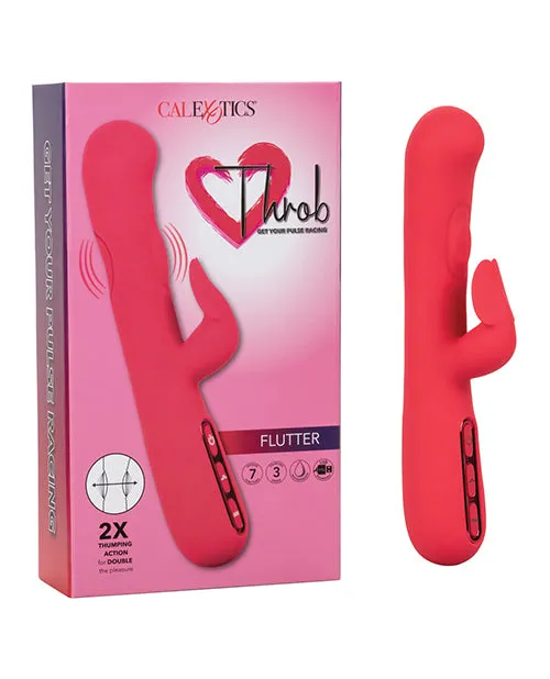 Throb Vibrators Throb Flutter Silicone Rechargeable Vibrator Pink Throb Vibrators Throb Flutter Silicone Rechargeable Vibrator Pink