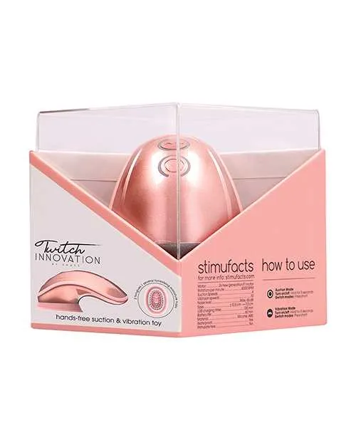 Twitch Vibrators Shots Twitch Innovation Hands Free Clitoral Stimulator Rose Gold Twitch Vibrators Shots Twitch Innovation Hands Free Clitoral Stimulator Rose Gold
