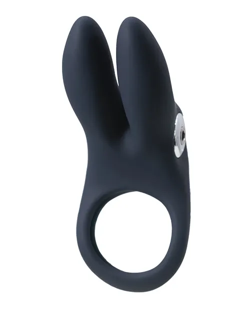 Vedo Vibrators VeDO Sexy Bunny Rechargeable Ring Just Black