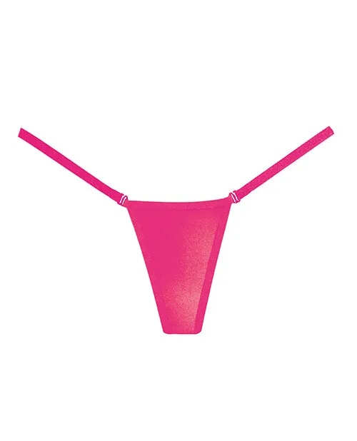 Vibrators Adore Adore Between the Cheats Wetlook Panty Hot Pink OS