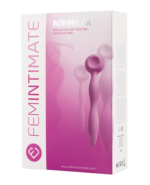 Vibrators Femintimate Femintimate Intimrelax Silicone Vaginal Dilators 3 Piece Pink