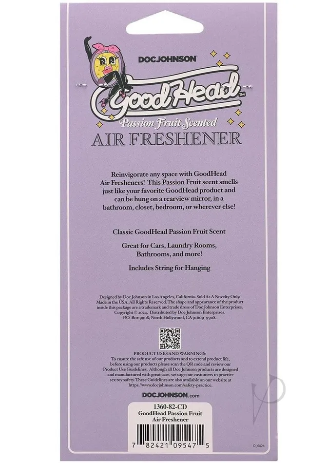 Vibrators Good Head GoodHead Air Freshener Passion Fruit Vibrators Good Head GoodHead Air Freshener Passion Fruit