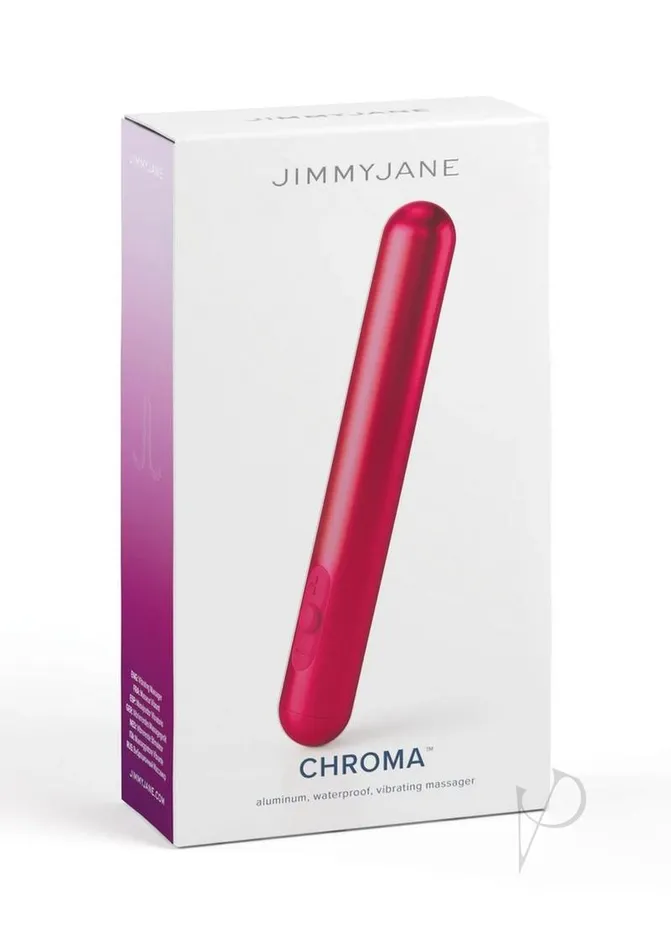 Vibrators JimmyJane Chroma Metal Rechargeable Vibrator 55In Pink Jimmyjane Vibrators JimmyJane Chroma Metal Rechargeable Vibrator 55In Pink Jimmyjane