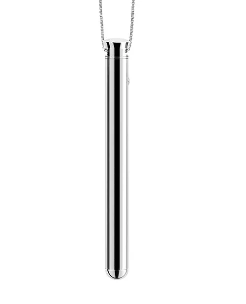 Vibrators Le Wand Le Wand Vibrating Necklace Silver Vibrators Le Wand Le Wand Vibrating Necklace Silver