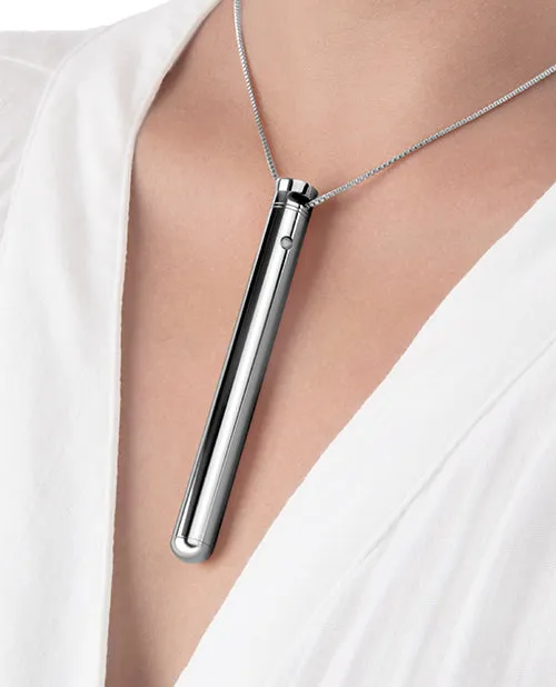 Vibrators Le Wand Le Wand Vibrating Necklace Silver Vibrators Le Wand Le Wand Vibrating Necklace Silver