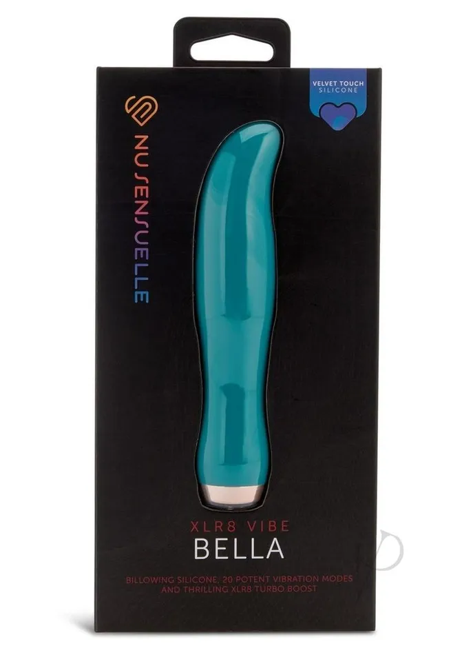 Vibrators Nu Sensuelle Bella Velvet Touch with Turbo Rechargeable Silicone Vibrator GreenRose Gold Nu Sensuelle Vibrators Nu Sensuelle Bella Velvet Touch with Turbo Rechargeable Silicone Vibrator GreenRose Gold Nu Sensuelle