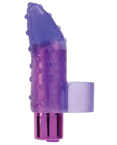 Vibrators Powerbullet PowerBullet Frisky Finger Rechargeable Finger Massager Purple
