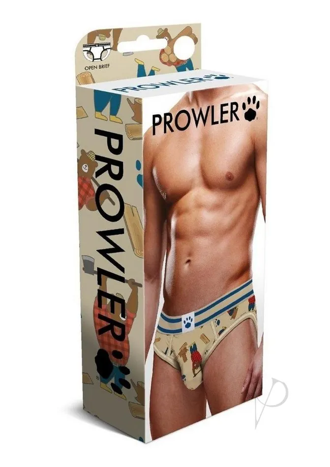 Vibrators Prowler Prowler Lumberbear Open Brief Medium BrownBlue