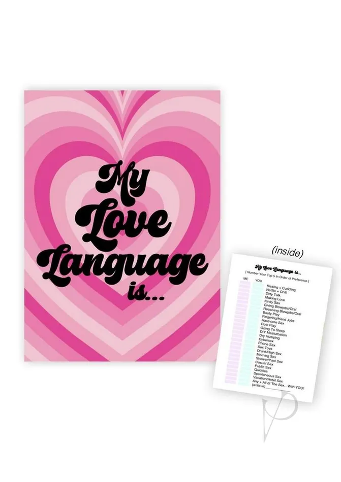Vibrators Warm Human Warm Human My Love Language is Greeting Card