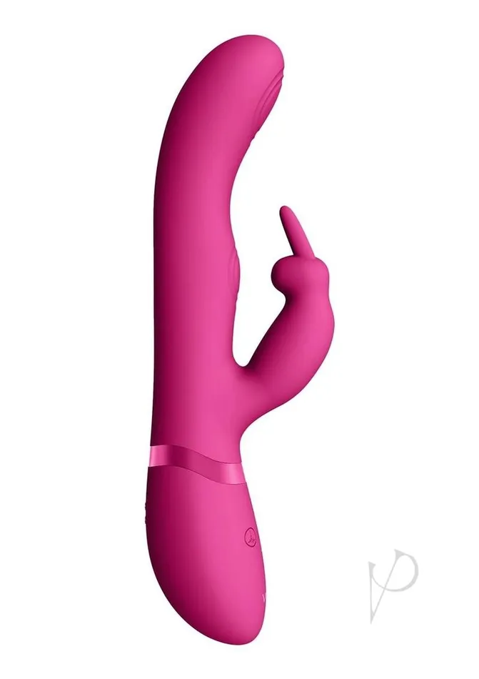 Vive By Shots Vibrators Vive May Dual PulseWave and Vibrating CSpot and GSpot Rechargeable Silicone Rabbit Pink