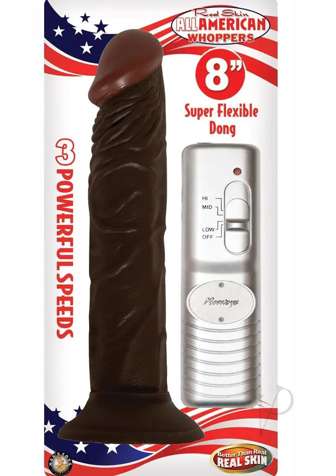 Whoppers Female Sex Toys Real Skin All American Whoppers Vibrating Dildo with Wired Remote Control 8in Chocolate Whoppers Female Sex Toys Real Skin All American Whoppers Vibrating Dildo with Wired Remote Control 8in Chocolate