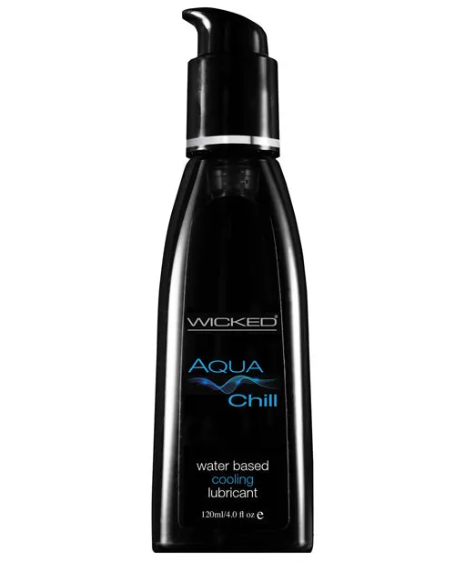 Wicked Aqua Chill Water Based Cooling Lubricant 4oz Wicked Aqua Lubricants