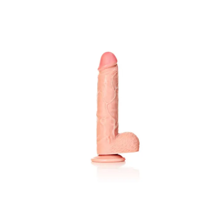 Wild Night Fantasies Dildos REALROCK 9 Inch Realistic Suction Cup Dildo with Balls