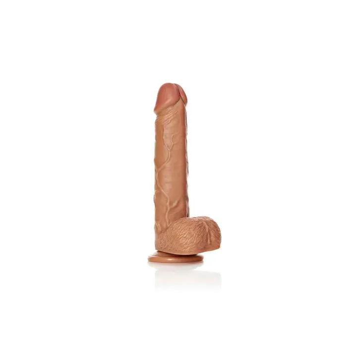 Wild Night Fantasies Dildos REALROCK 9 Inch Realistic Suction Cup Dildo with Balls