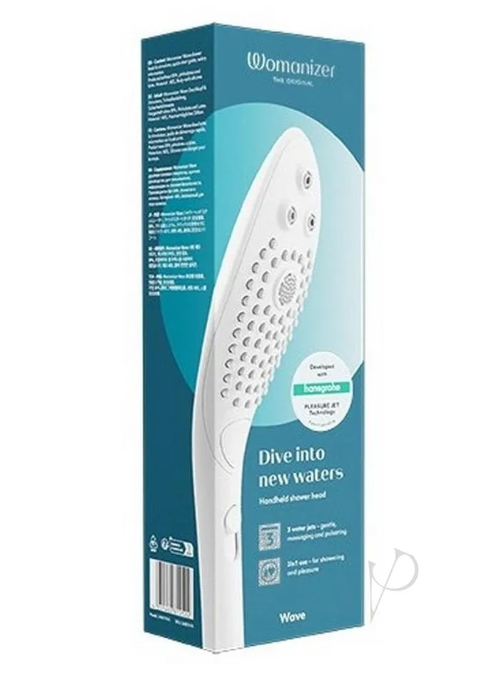 Womanizer Wave Silicone Hydro Stimulator White Womanizer Female Sex Toys Womanizer Wave Silicone Hydro Stimulator White Womanizer Female Sex Toys