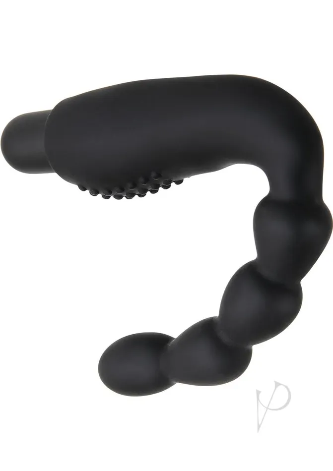 Zero Tolerance Anal Zero Tolerance The Emperor Silicone Prostate Stimulator with Rechargeable Bullet and Remote Control Black