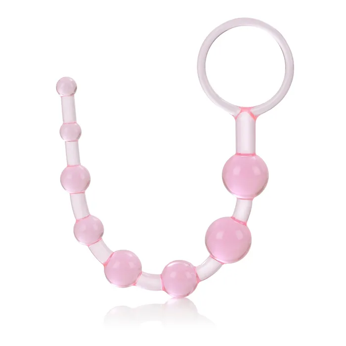 Anal 101 Intro Beads Pink CalExotics Anal